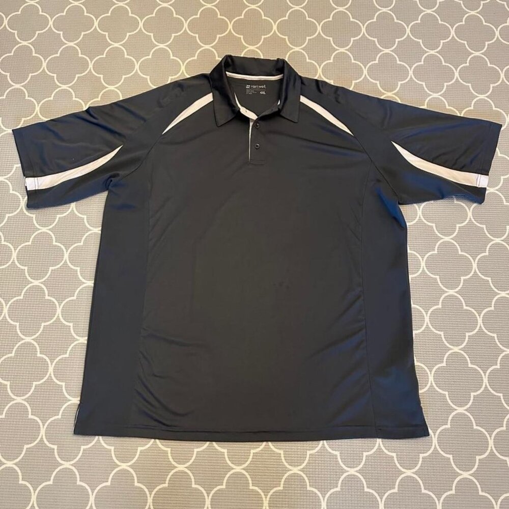 Hartwell Coretech gray polo shirt.